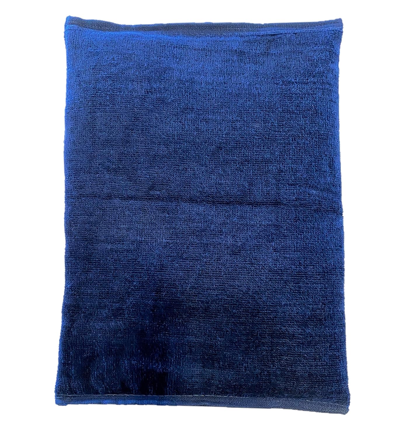 Microwavable Heating Pad, Rice Filled, Plush Cotton Cover, Natural, No Scents Added, Handcrafted in the USA, Back, Neck Pain, Arthritis, Cramps (Navy Blue)