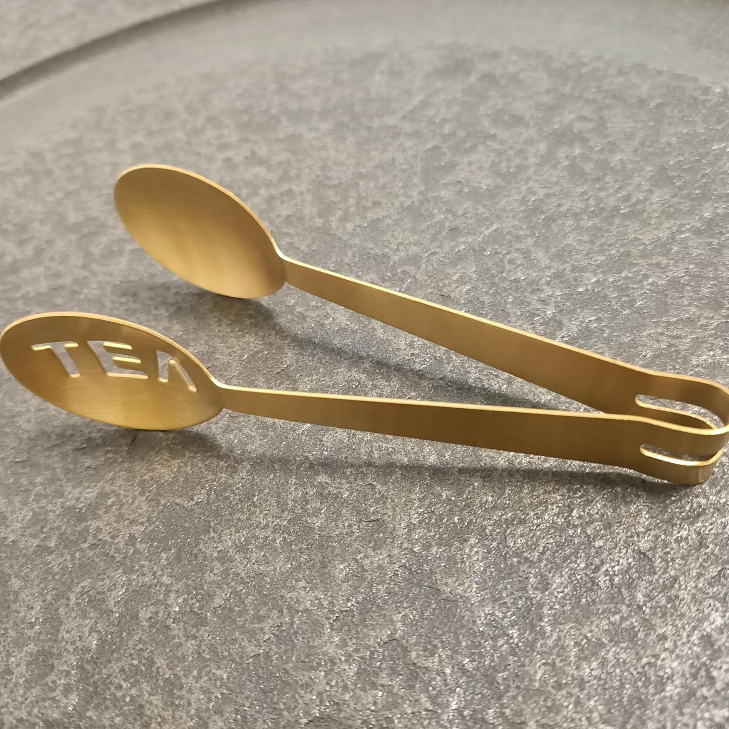 Tea Bag Squeezer (3-Pack), Golden Stainless Steel Tea Bag Squeezer Tongs