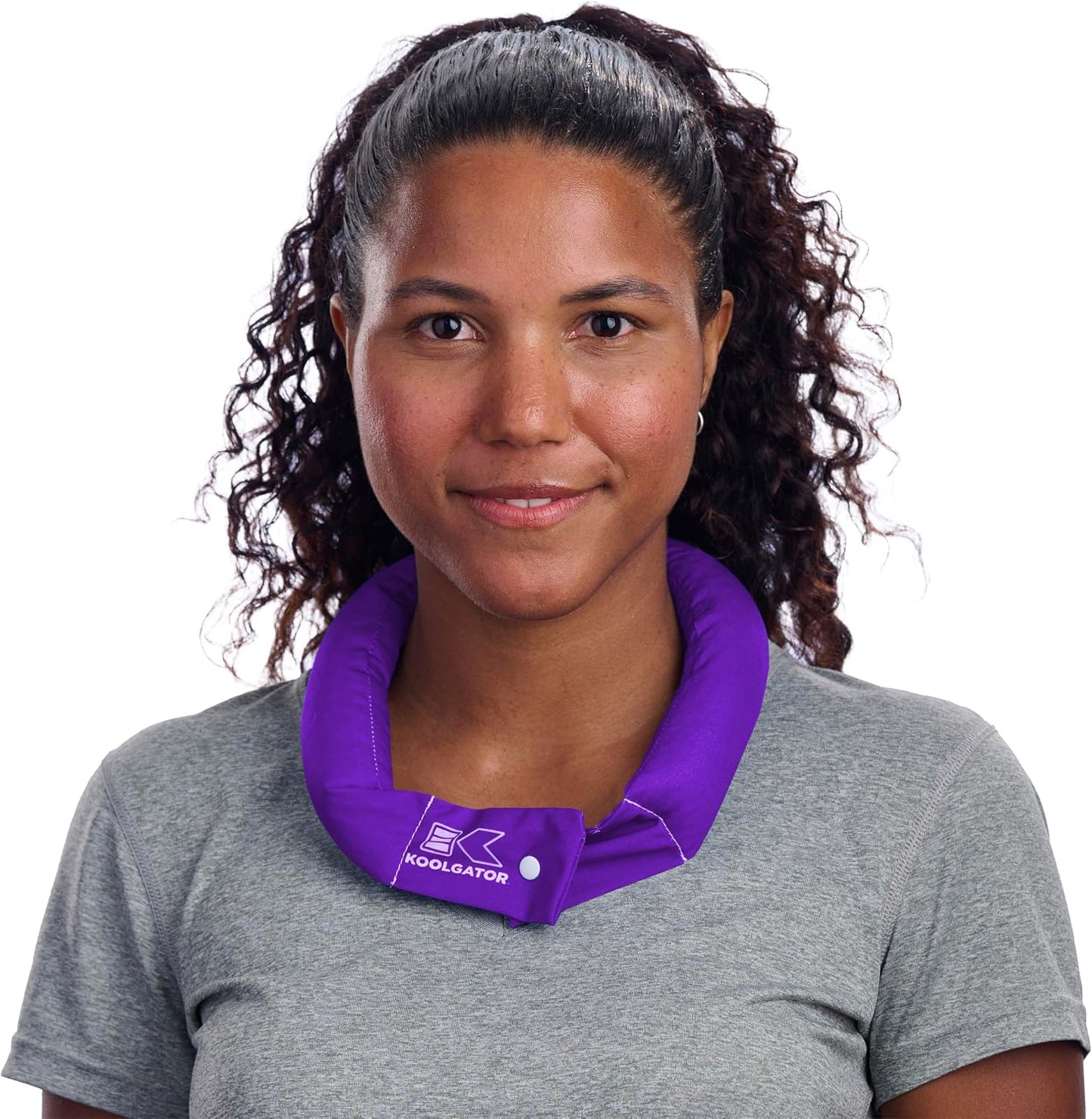 KOOLGATOR Evaporative Cooling Neck Wrap, Blue Paisley, 1 Pack | Reusable Neck Cooler with Long Lasting Relief During Hot Weather Activities, Sports, & Outdoor Work