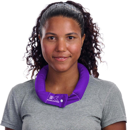 KOOLGATOR Evaporative Cooling Neck Wrap, Blue Paisley, 1 Pack | Reusable Neck Cooler with Long Lasting Relief During Hot Weather Activities, Sports, & Outdoor Work