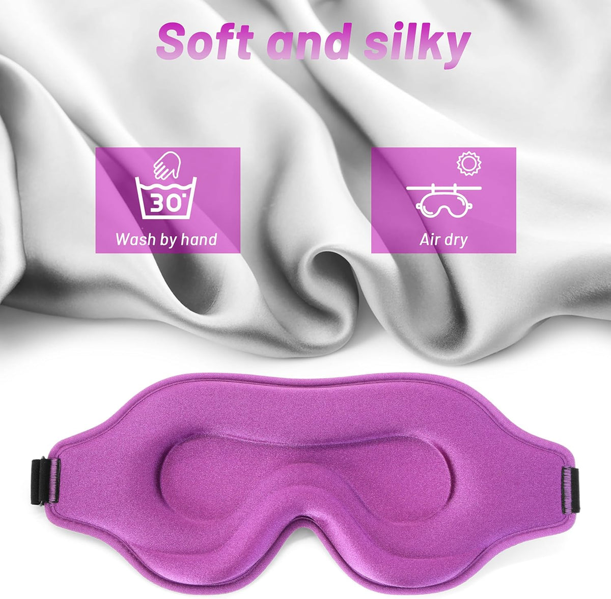 3D Weighted Eye Mask for Lash Extensions, Eye Covers for Sleep