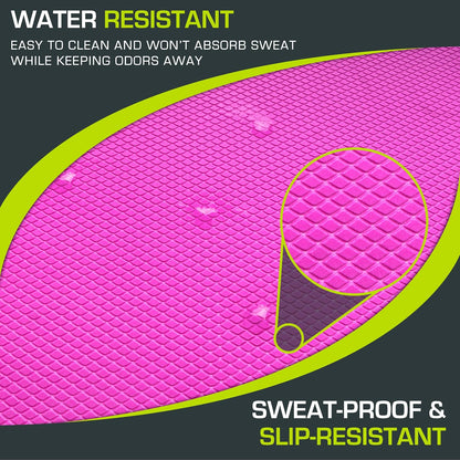 ProsourceFit Exercise Balance Pad, Non-Slip Cushioned Foam Mat & Knee Pad for Fitness and Stability Training, Yoga, Physical Therapy