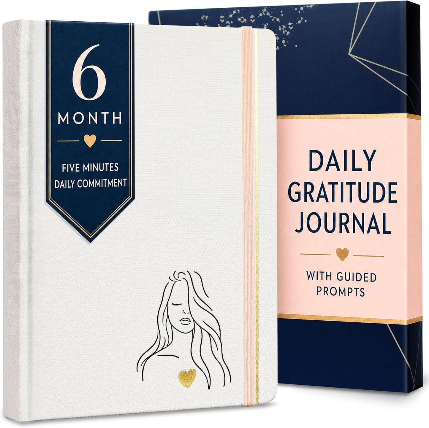 Premium Gratitude Journal for Men – 6 Month Guided Daily Prompts, Habit Tracker – Hardcover, 249 Pages, Lay Flat, 100gsm Paper – Mens Mindfulness Gifts, Mental Health, Self Mastery, Gift Boxed