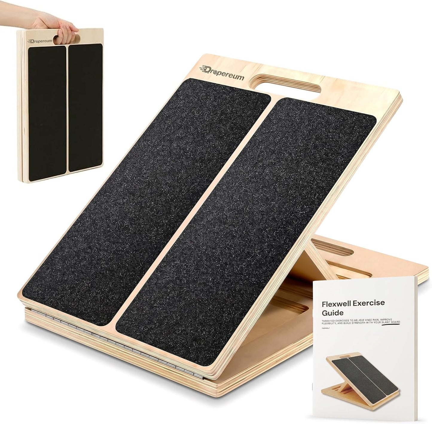 Adjustable Slant Board for Calf Stretching – Incline Stretch Wedge for Achilles Tendon, Plantar Fasciitis Relief, Squat Support & Physical Therapy, Non-Slip Calf Stretcher for Home Gym