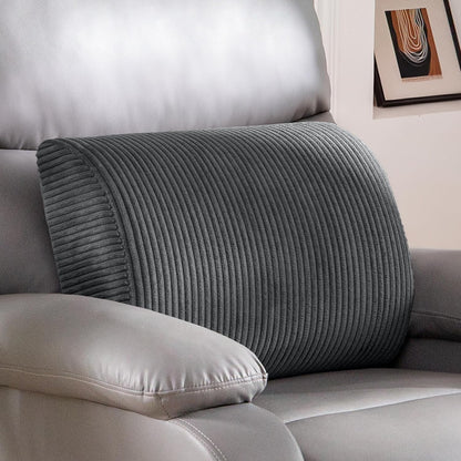 HIGOGOGO Lumbar Support Pillow for Recliner Chair/Accent Chair/Couch, Memory Foam Back Support Cushion for Elderly, Recliner Cushions for Back Rest, Pain Relief, Reading, Washable Cover, Brown