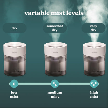 Homedics Cool Mist Humidifiers for Bedroom, Home, Nursery, Office, Plants
