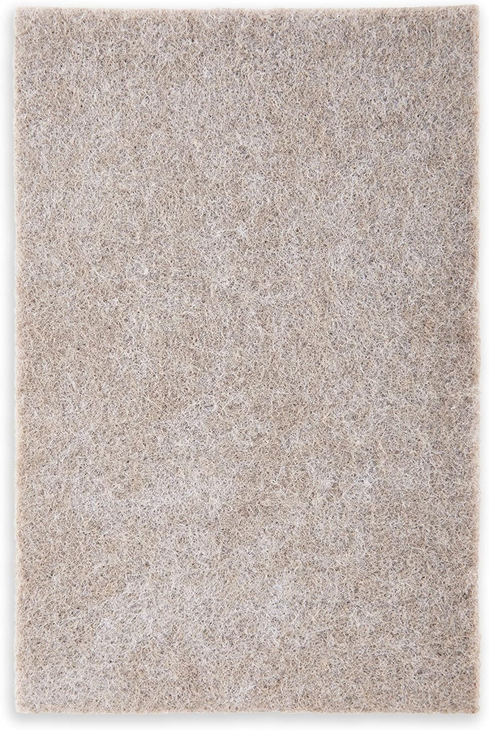 Scotch Felt Pads, 2 Pads, Rectangular, Beige, 4 in x 6 in | Protecting Hardwood Floors, Easy-to-apply, Self-Stick design, Reliable protection from nicks, dents and scratches (SP800-NA)