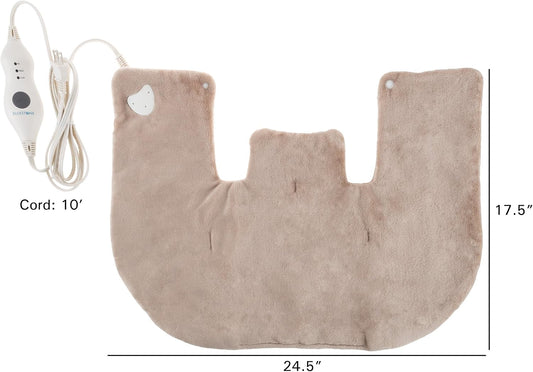 Bluestone Electric Neck and Shoulder Warmer, Tan