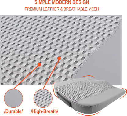Lofty Aim Car Seat Cushion, Memory Foam Car Seat Cushions for Long Driving | Comfy Car Seat Pillow for Pain Relief, Driver Seat Cushion Adds Height, Butt Cushion for Car, Truck, Office Chair, Black