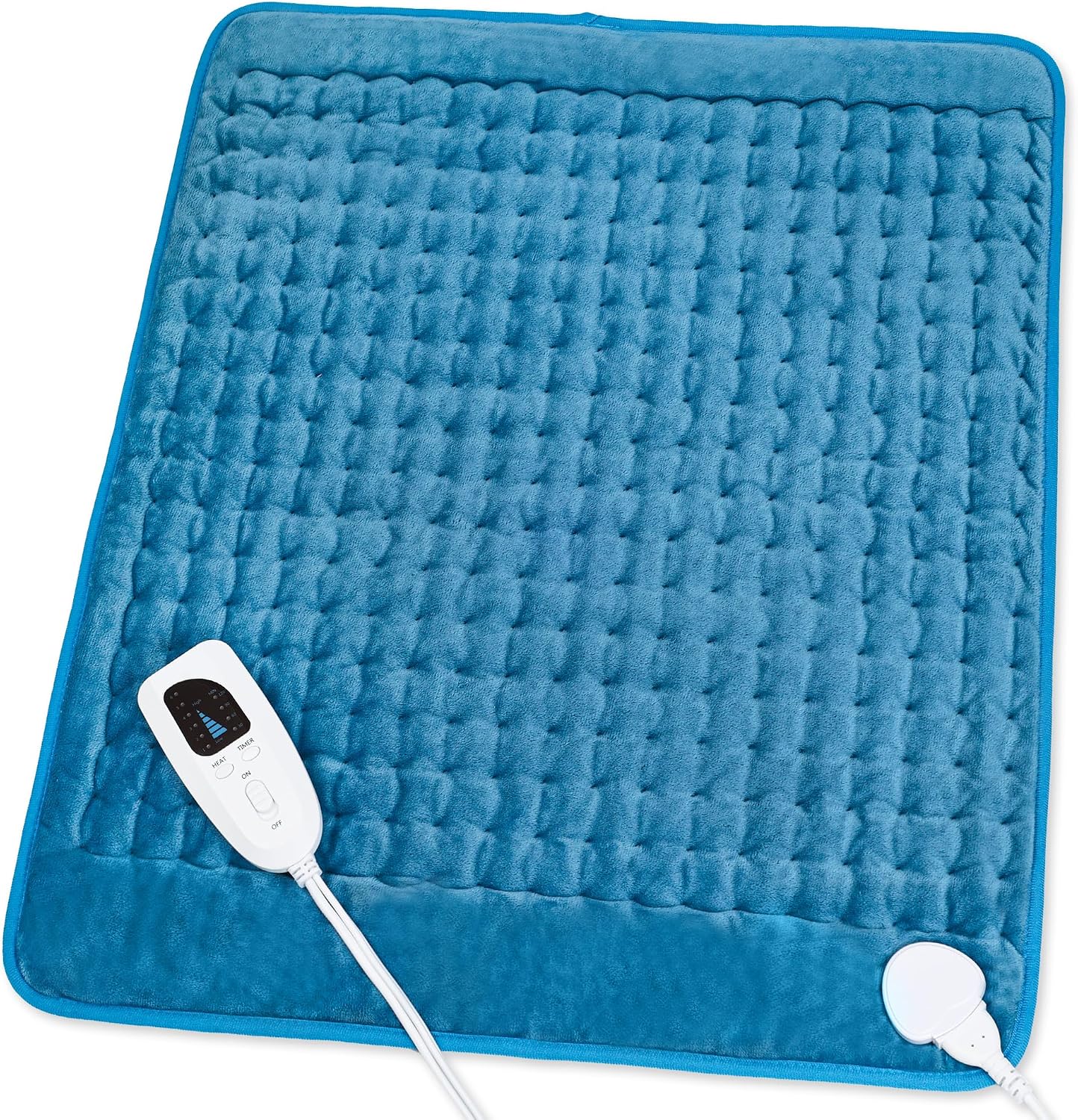 Heating Pad,Heated Blanket,Heating Pad for Back Neck,Grey,24x12 Inch | Electric Heating Pad,Dry/Moist Heat Heating Pads,Heating Pads for Shoulder,Abdomen,Heat Pad for Women Men,Birthday Gift