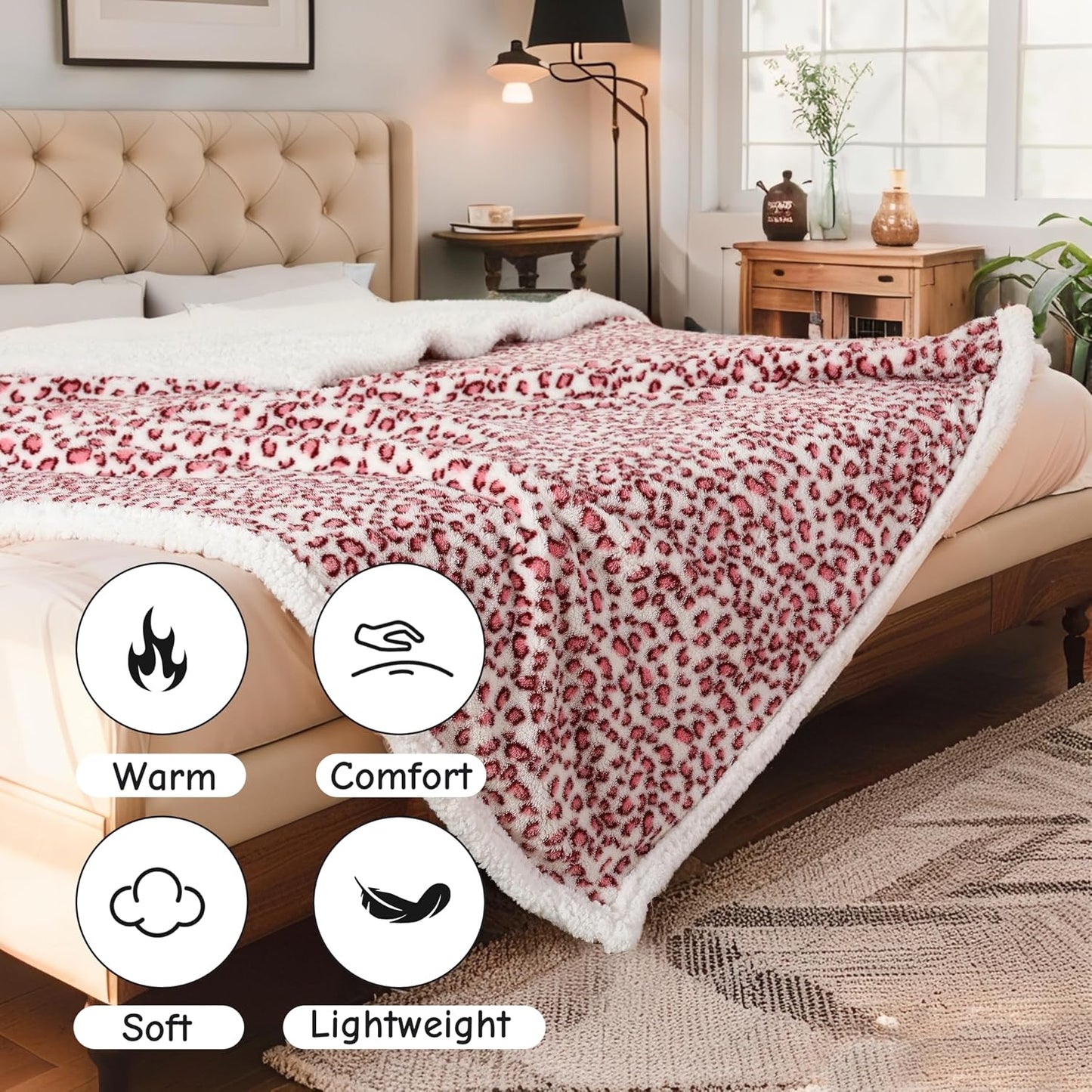 Soypipo Electric Heated Throw Blanket 50"x60", Faux Fur Plush with 4 Heat Settings & 2/4/8/10H Auto Shut-Off, Overheat Protection, Machine Washable, for Office & Chair, Dark Grey