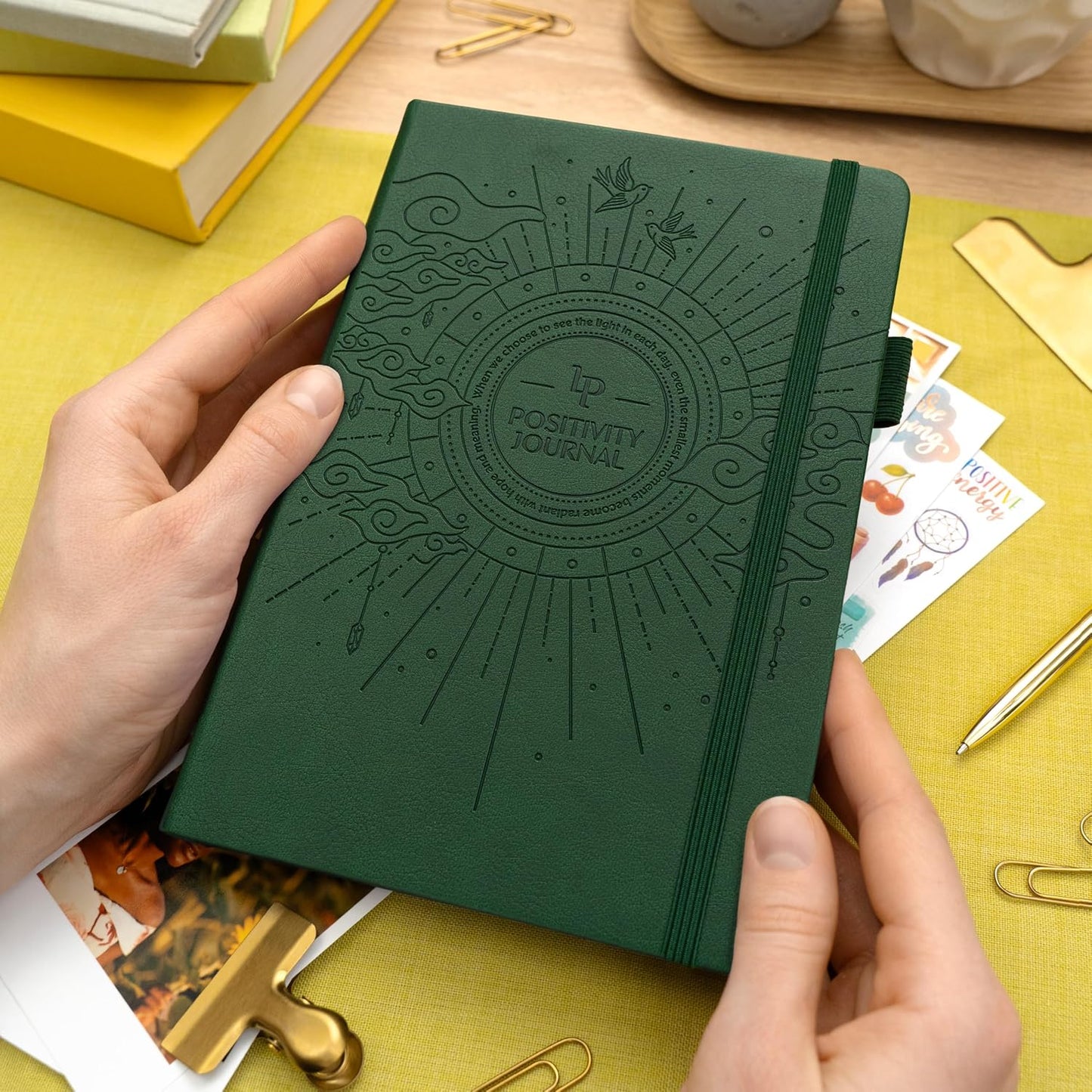 Legend Positivity Journal with Prompts – Guided Daily Affirmation Journal for Women & Men – Mental Health, Gratitude & Reflection Diary (Lavender)