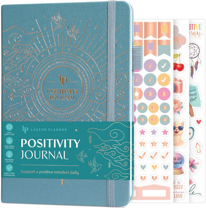 Legend Positivity Journal with Prompts – Guided Daily Affirmation Journal for Women & Men – Mental Health, Gratitude & Reflection Diary (Lavender)