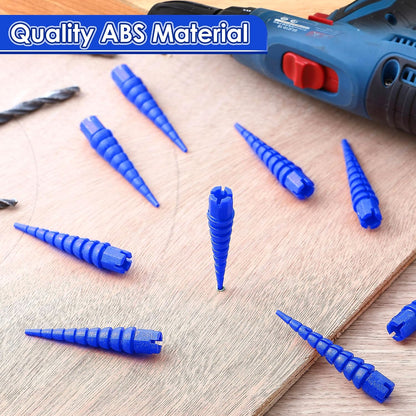 10 Pcs Wood Anchor, Fix Stripped Wood Screw Holes, Red | Fits Screws Sizes #2 to #16, Repairs Stripped Screw Holes, For Door Hinges, Cabinets and Furniture, Easy to Install