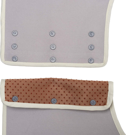 Sink Splash Guard - Home Essentials Faucet Mat for Clean and Dry Bathroom Counter - Absorbent Fast Drying Non Slip Protector - Soft Microfiber with Waterproof Rubber Grip - Washable - White