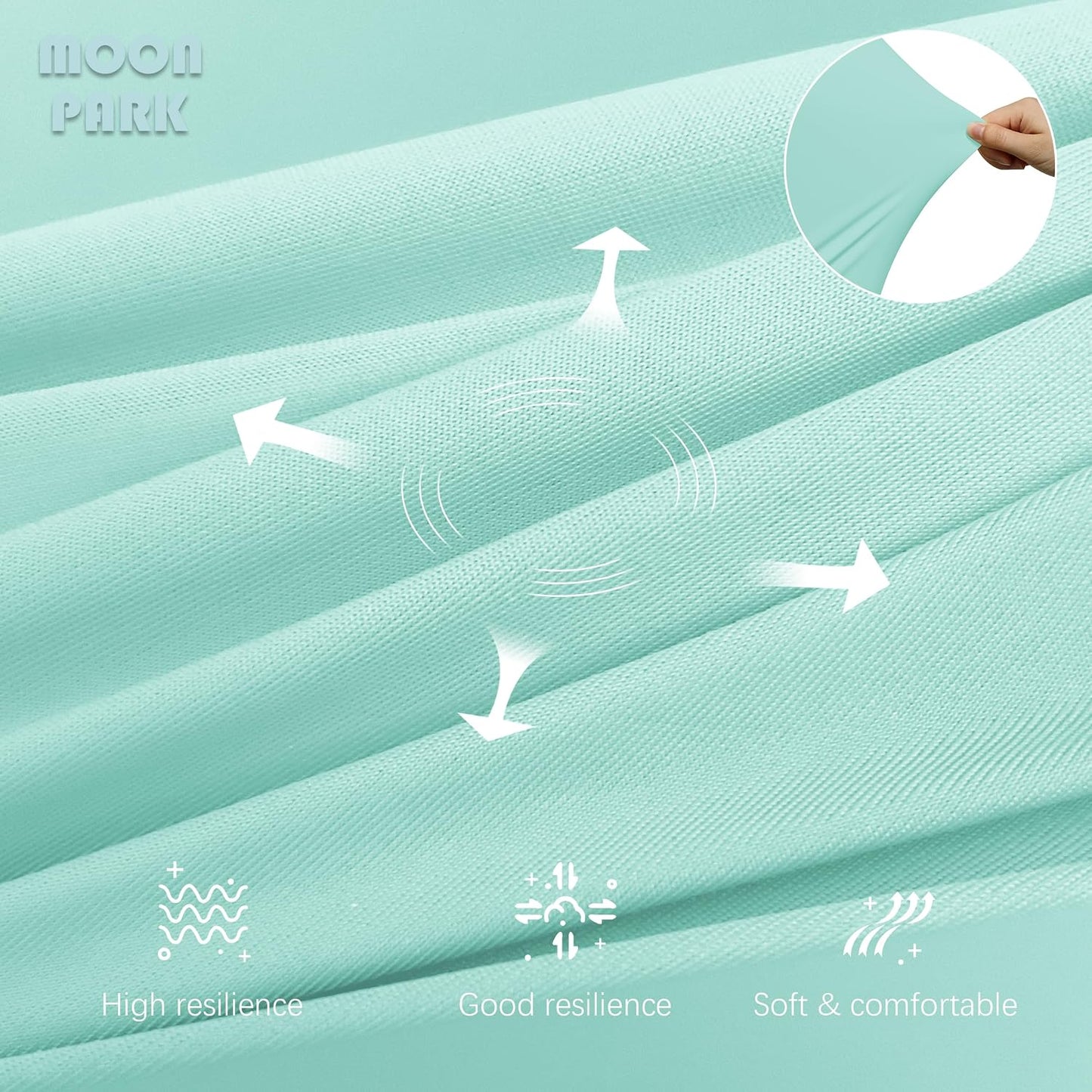 MOON PARK Pregnancy Pillows for Sleeping - 57 Inch U Shaped Full Body Maternity Pillow with Removable Cover - Support for Back, Legs, Belly, Hips - Pregnancy Pillow for Women - Grey