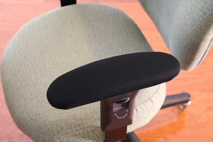 Soft Chair Arm Pad Covers Stretch Over Armrests 10.5" to 13" Long. Restore, Protect, and Cushion Chair Armrests. Complete Set of 2. Simple Installation.