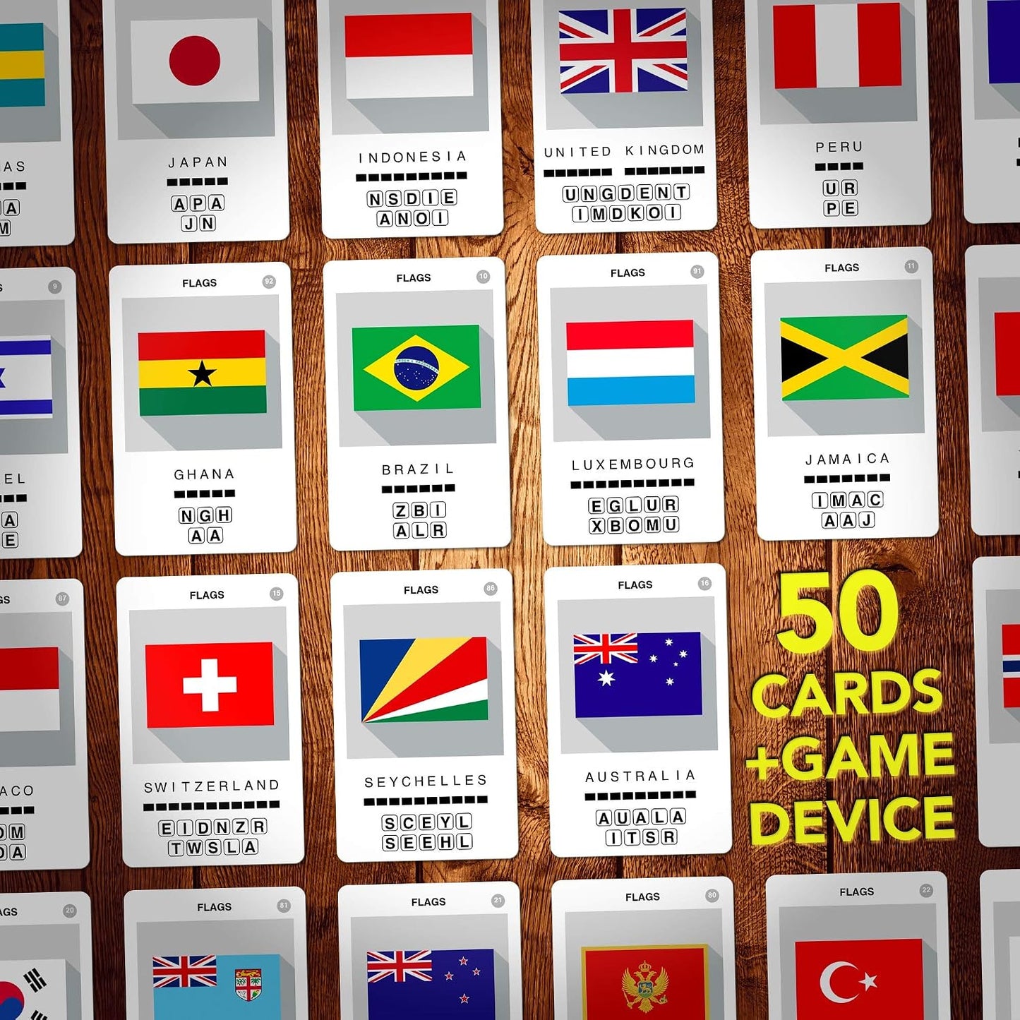 Logos Travel Game - Guess 100 Logos | Flash Cards with Slide Reveal Case | Card Game, Gift, Stocking Stuffer | Hours of Fun for Kids and Adults | Ages 6+