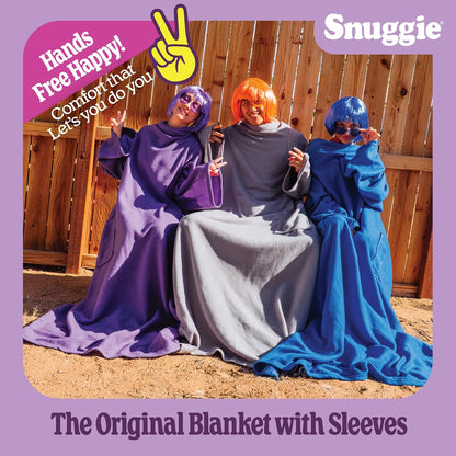 Snuggie The Original Wearable Blanket With Sleeves & Pockets | Cozy Oversized Throw for Adult Men & Women | One Size, 71x54