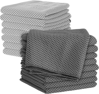 BBTO Cooling Towel Microfiber Ice Cool Cold Sport Face and Neck Soft Breathable Chilly Sweat Towel for Yoga Gym Workout Hot Weather Camping Running, 32 x 12 Inches