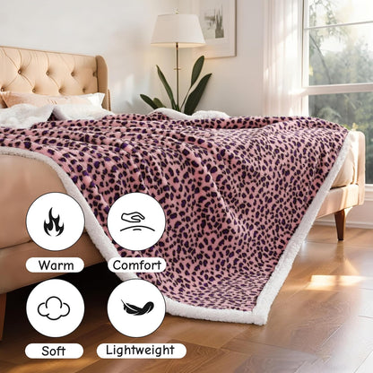 Soypipo Electric Heated Throw Blanket 50"x60", Faux Fur Plush with 4 Heat Settings & 2/4/8/10H Auto Shut-Off, Overheat Protection, Machine Washable, for Office & Chair, Dark Grey