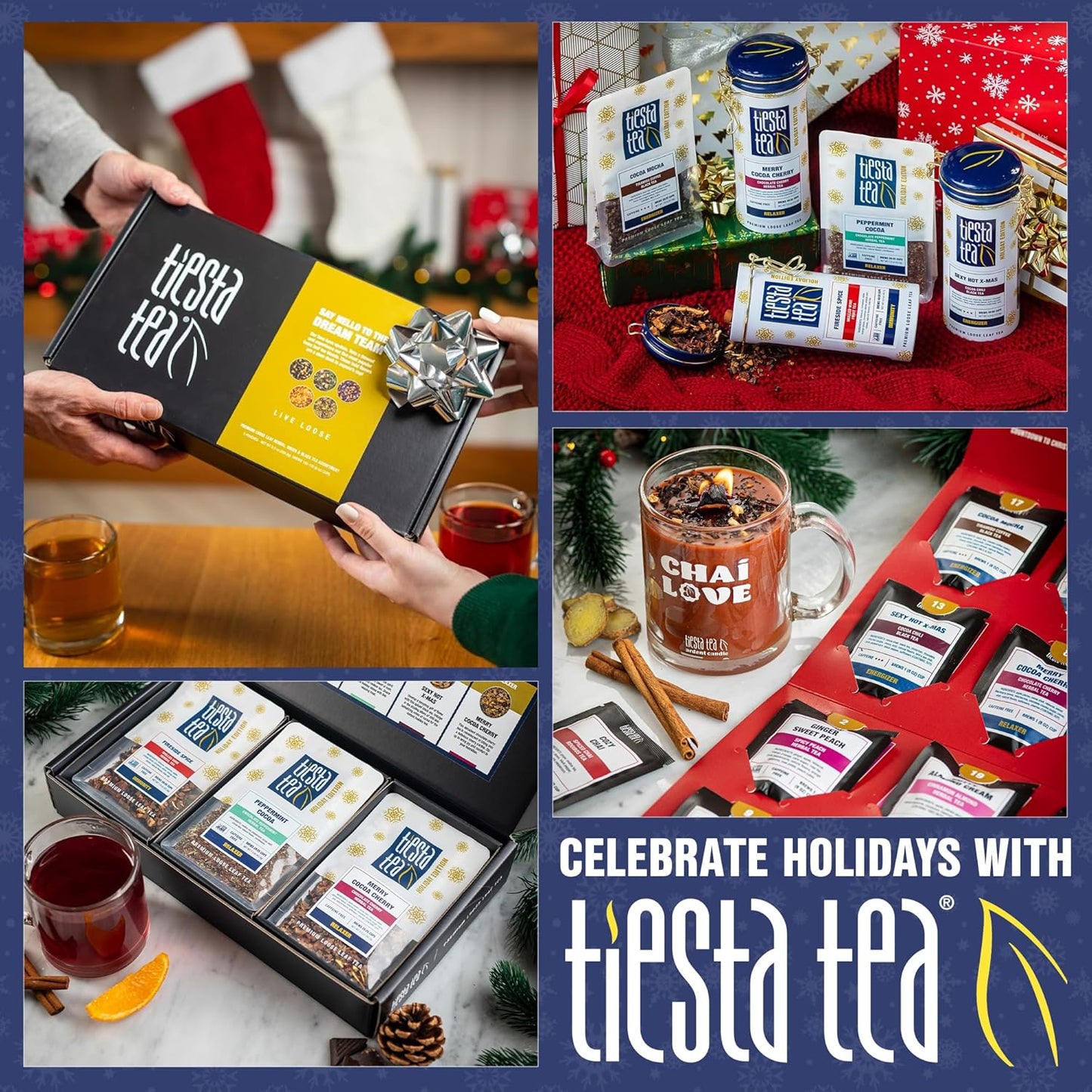 Tiesta Tea - Lavender Chamomile Herbal Tea, Loose Leaf, Calming Blend with Chamomile, Lavender, and Lemongrass, Caffeine-Free Herbal, Great for Hot or Iced, Resealable Pouch, 25 Cups, 0.9 Ounce