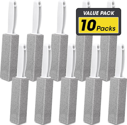 5 Pack Pumice Stone for Cleaning, Pumie Scouring Stick with Handle, Pumice Stone Toilet Bowl Cleaner, Hard Water Stain Remover for Toilet, Bathroom, Kitchen Sink, Grill