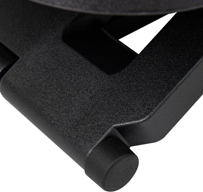 Mind Reader Foot Rest, Under Desk at Work, Ergonomic, Height Adjustable, Office, Plastic, 17"L x 13"W x 6.25"H, Black
