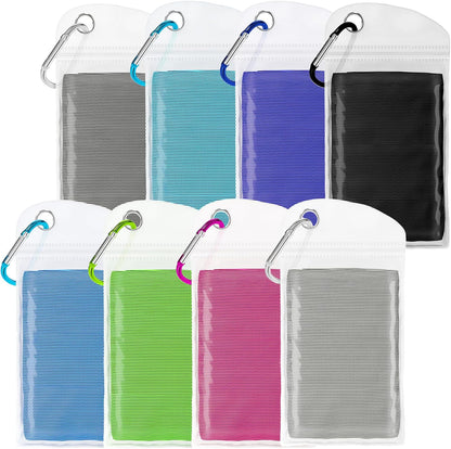 Cooling Towels 8 Pack(40"x12")for Neck and Face, Cooling Neck Wraps for Gym | Sweat wicking, Quick dry, Breathable, Reusable, Absorbent, Cold Towel for Running, Yoga, Travel, Climbing