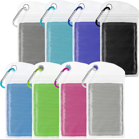 Cooling Towels 8 Pack(40"x12")for Neck and Face, Cooling Neck Wraps for Gym