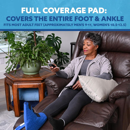 Polar Active Ice® 3 in 1 Knee, Ankle, & Elbow Therapy pad 12.5” x 10.5” with Attached Belts. Use only with The Polar Active Ice #AIS Therapy System.