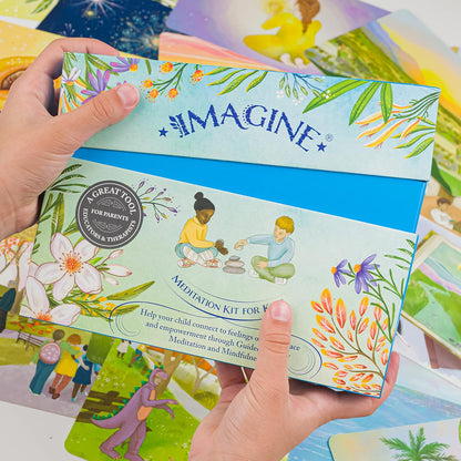 Imagine Mindfulness Cards for Kids – Award-Winning XL Meditation Cards