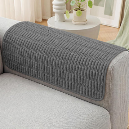 Foxdecor Couch Arm Covers for Sofa Arm Chair Covers Set of 2