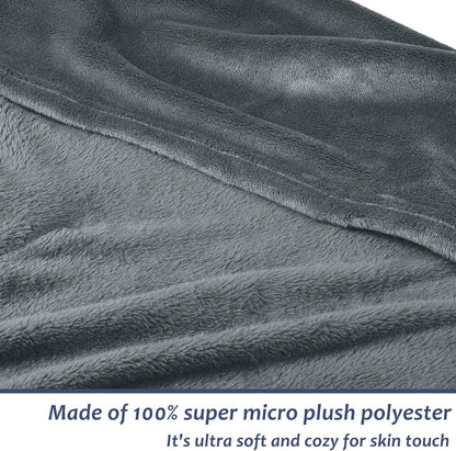 Solaris Wearable Blanket with Sleeves for Adults, Softness Comfort Warmth Fleece Gift for Women Men, Snuggy Body Throw TV Blanket for Home Office Lounge, Gift for Your Lover