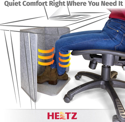 Foldable Foot & Leg Heater, Portable Under Desk Space Heater & Warmer, Heated Floor Mat, Tip-Over Protection, Auto Shutoff, Ideal for Home, Office, or Desk Use, Compact & Safe Design