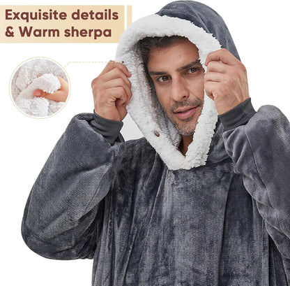 yescool Wearable Blanket Hoodie as Christmas Birthday Gifts for Women Mom - Colors B