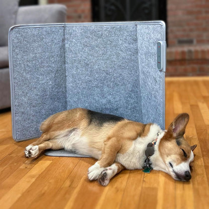 Foldable Foot & Leg Heater, Portable Under Desk Space Heater & Warmer, Heated Floor Mat, Tip-Over Protection, Auto Shutoff, Ideal for Home, Office, or Desk Use, Compact & Safe Design