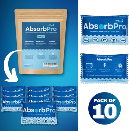 Rechargeable Dehumidifier Bag, 100g Silica Gel, 1-Pack