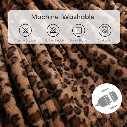 Electric Heated Blanket Full Size 72"x84" – Light Gray | ETL for Safe Overnight, 4 Heat Settings & 10H Auto Off, Dual-Sided Microplush Sherpa for Home Night, Machine washable