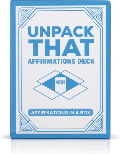 UNPACK THAT Self-Exploration Card Deck Personal Growth Cards - 100 Deep Questions for Self-Discovery, Mindfulness & Emotional Healing | Journal Prompt, for Her