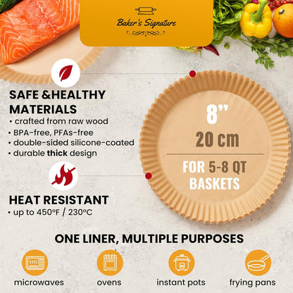 Air Fryer Paper Liners, Air Fryer Disposable Liners