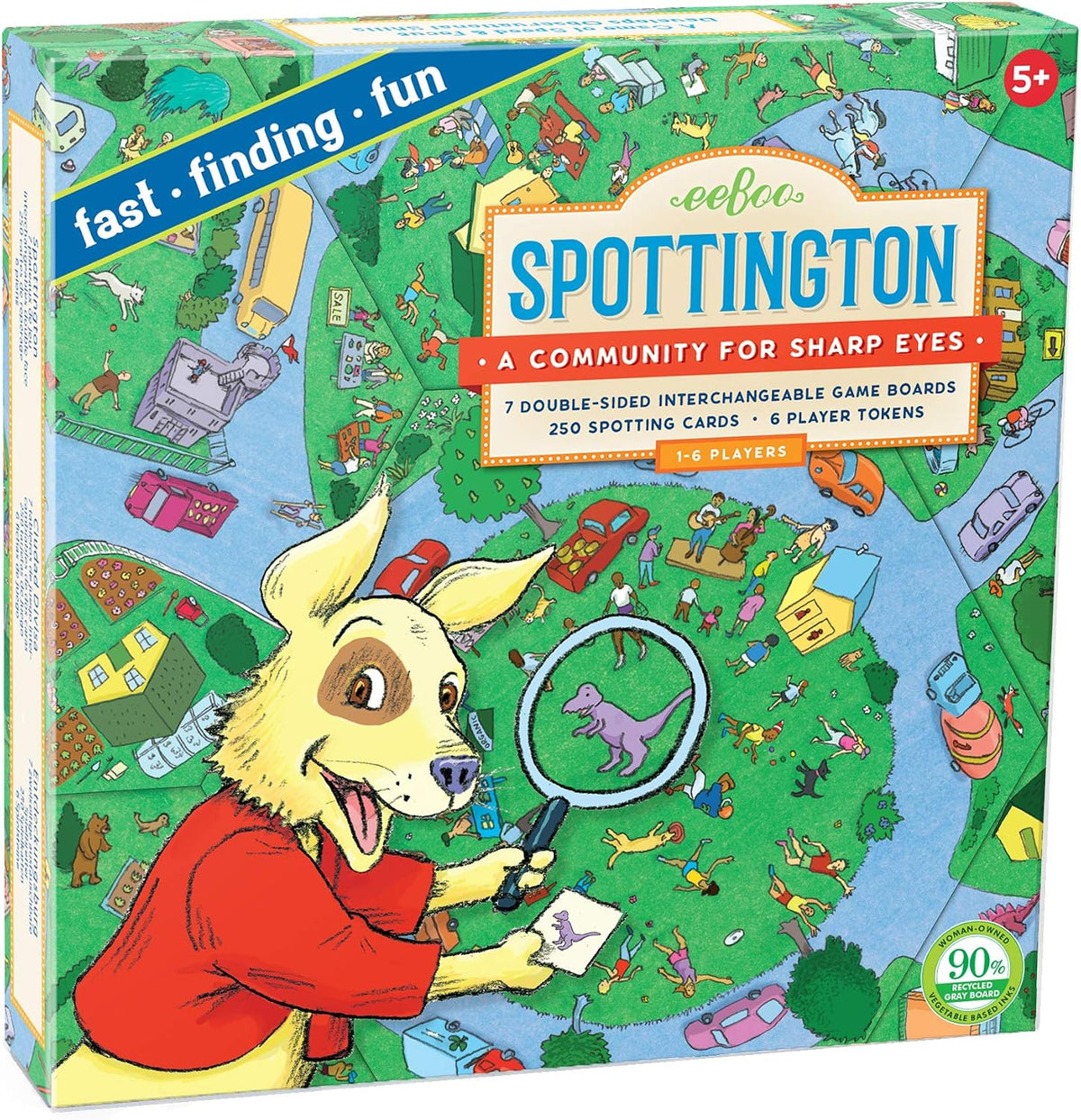 eeBoo Gathering a Garden Board Game - Award Winning Patience & Plant Counting Garden Game, Screen-Free Fun for 2-4 Players, Kids Ages 5 and up