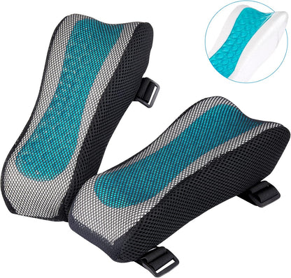 BEAUTRIP Ergonomic Armrest Pads- Office Chair Arm Rest Cover Pillow - Elbow Support Cushion for Computer, Gaming and Desk Chairs (Set of 2)