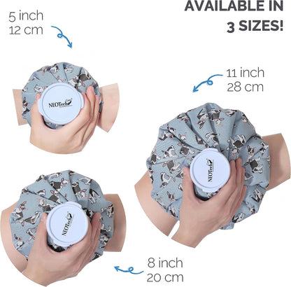 Neotech Care Ice Bag with Screw Top Lid (Smiley Face Design, 8 inch)