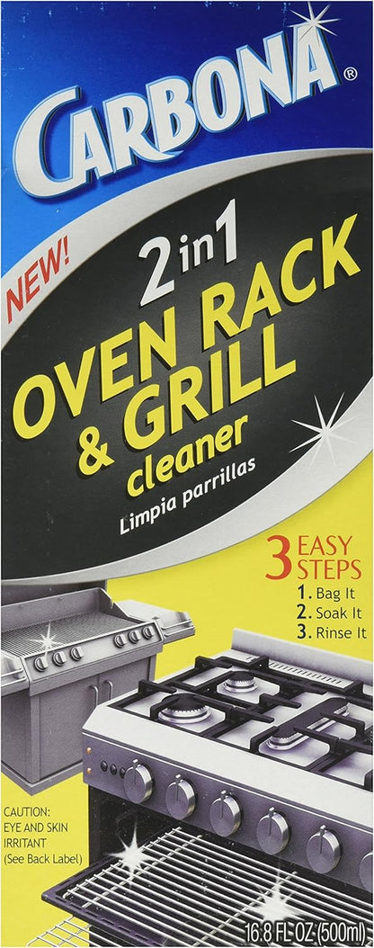 Delta Carbona 2-in-1 Oven Rack and Grill Cleaner, 16.8 Fluid Ounce