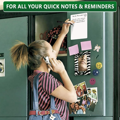 Dry Erase Small Magnetic to Do List White Board for Fridge A5 - Lined Dry Erase Todo List for Refrigerator - Daily Magnetic Planner - Mini Whiteboard Checklist - Magnet Task List White Board