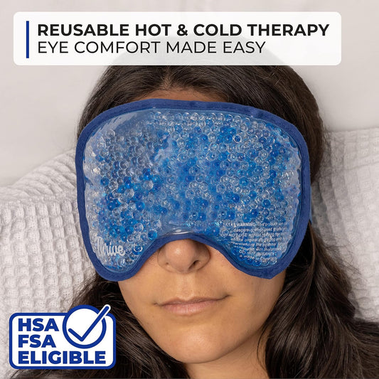 Thrive Gel Bead Eye Mask, Hot and Cold Compress, Midnight