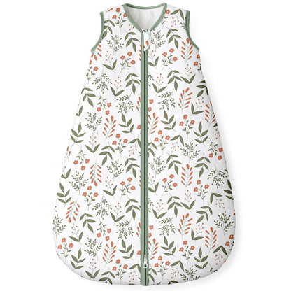 Yoofoss Baby Sleep Sack 0-6 Months Wearable Blanket for Babies 100% Organic Cotton 2-Way Zipper TOG 0.5 Toddler Sleeping Sack 3 Pack, Sleep Sacks