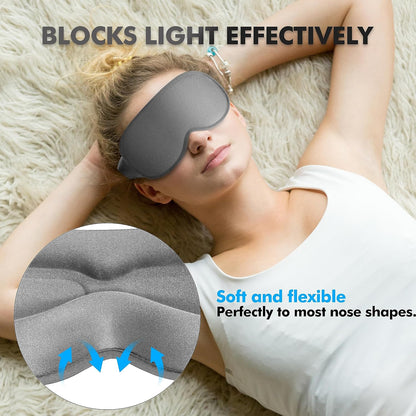 3D Weighted Eye Mask for Lash Extensions, Eye Covers for Sleep