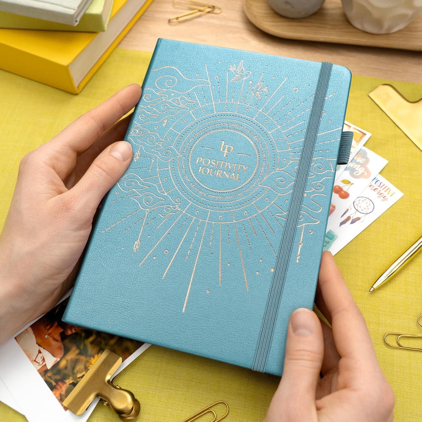 Legend Positivity Journal with Prompts – Guided Daily Affirmation Journal for Women & Men – Mental Health, Gratitude & Reflection Diary (Lavender)